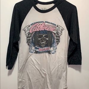 Cathouse 30th anniversary baseball tee